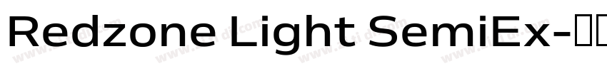 Redzone Light SemiEx字体转换